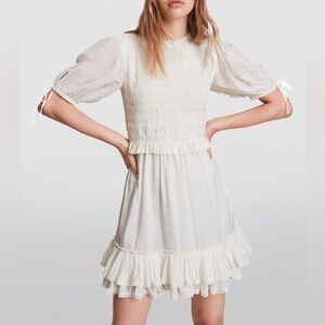 Allsaints Ruffled Jaya Mini Dress